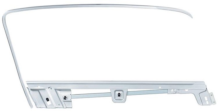 R/H Door Glass Frame & Channel Kit for 1967-1968 Ford Mustang Fastback