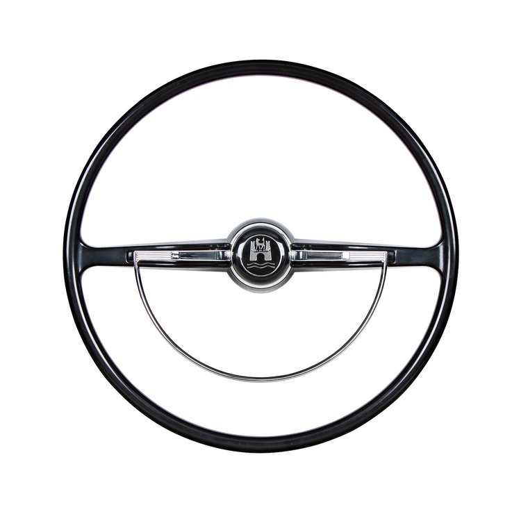 110716 15-3/4 in. steering wheel for 1962-1971 Volkswagen Beetle/Karmann Ghia/Type 3 - Black
