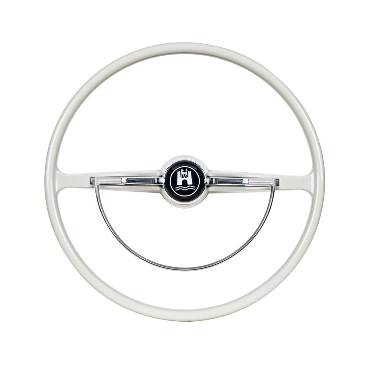 110717 15-3/4 in. steering wheel for 1962-1971 Volkswagen Beetle/Karmann Ghia/Type 3 - Grey