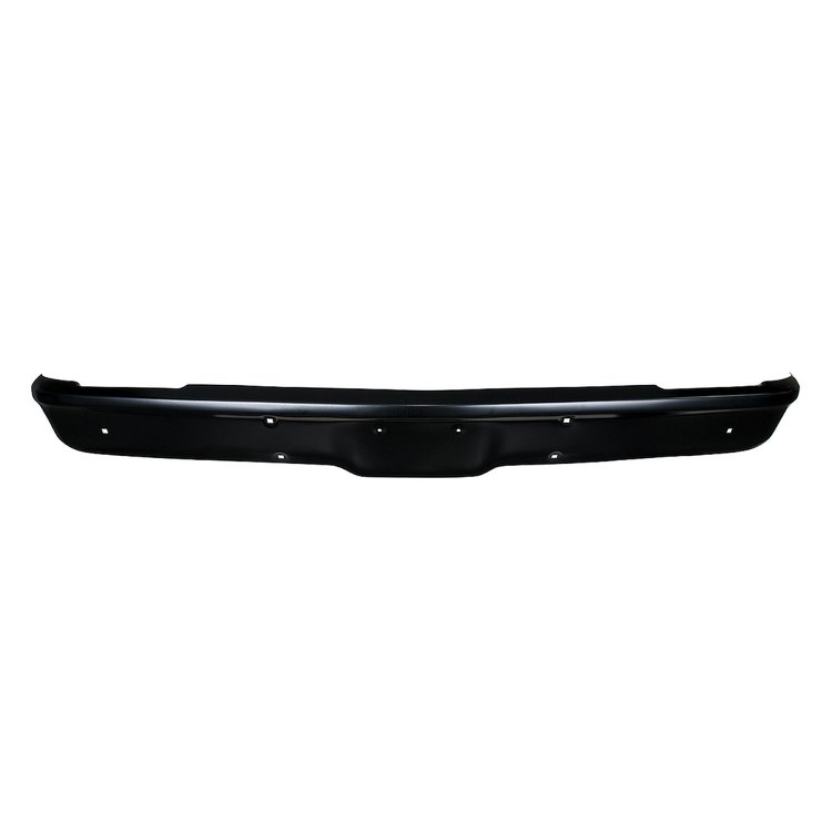 110719 Black Bumper With Parking Light Recesses For 1967-72 GMC Truck, Front