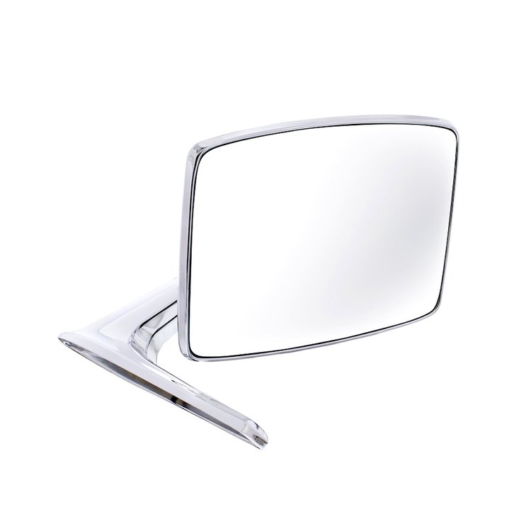 110737 Chrome Exterior Mirror With Convex Glass For Ford Bronco (1966-1977) & Truck (1967-1979) - R/H