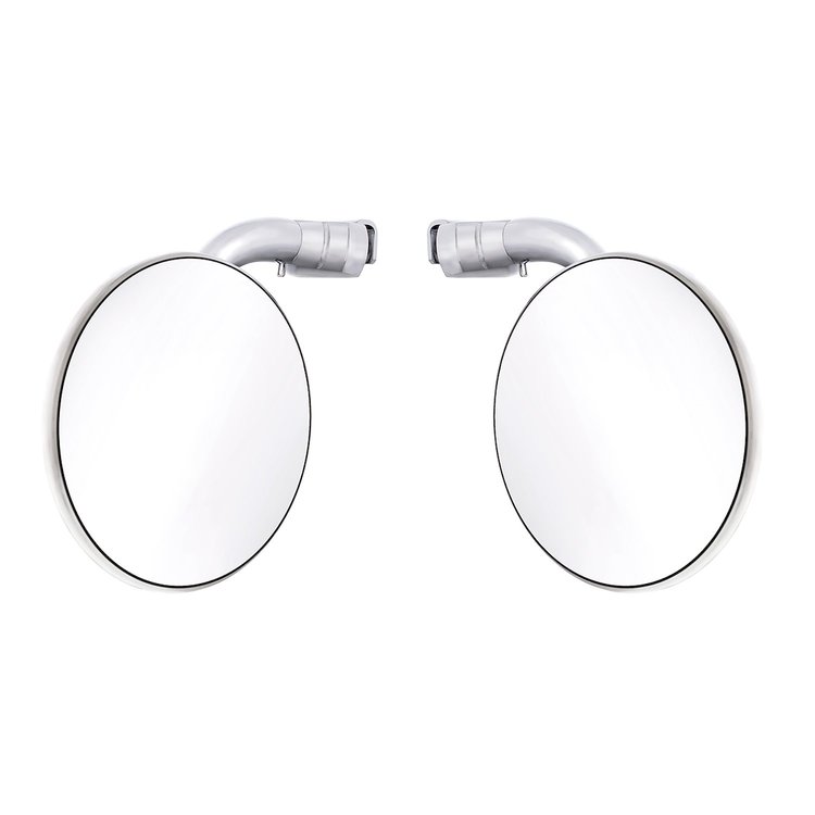 110742 4 in. Curved Arm Peep Mirror Bundle With Flat & Convex Mirrors (Pair)