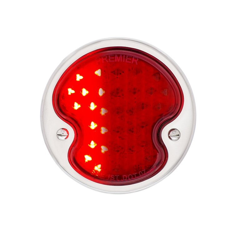 110872 LED Sequential Tail Light Assembly With SS Housing For 1932 Ford Car/Truck - R/H
