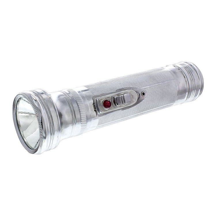 Vintage Style Chrome LED Flashlight