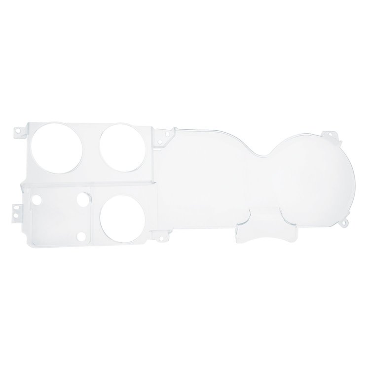 110963 Clear Acrylic Instrument Cluster Lens For 1973-87 Chevy & GMC Truck, Gauges Without Clock