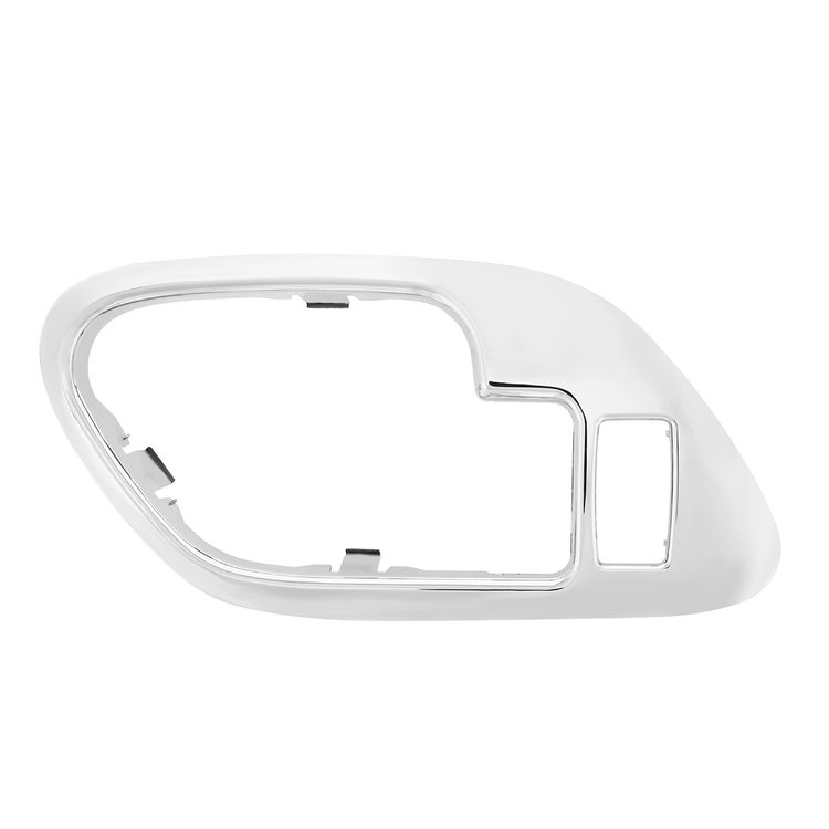 111049 Chrome Plastic Interior Door Handle Bezel With Door Lock Hole, For 1995-2002 Chevrolet/GMC Truck-R/H