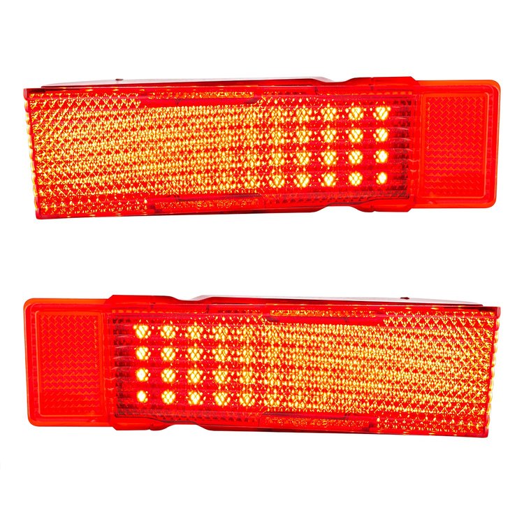 111115 52 LED Tail Light Set For 1968 Chevy Chevelle (Pair)