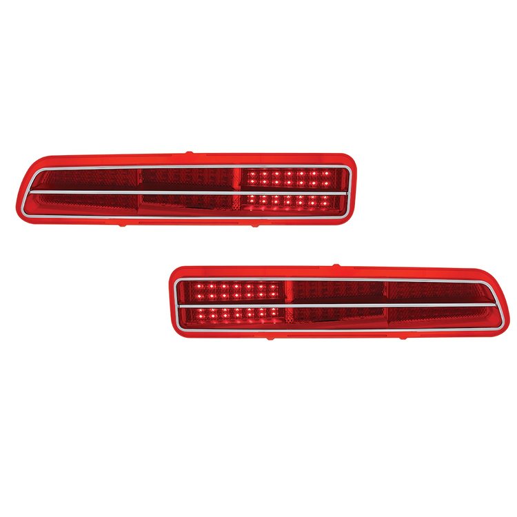 111116 84 LED Sequential Tail Light Set For 1969 Chevy Camaro (Pair)