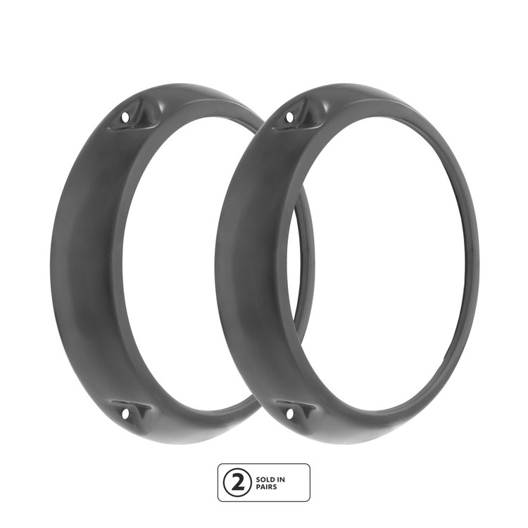 111173 Headlight Bezel for 1966-1970 Ford Bronco [Black]