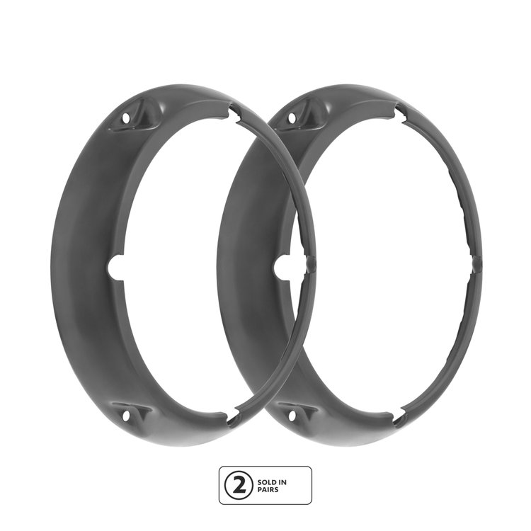 111175 Headlight Bezel for 1971-1977 Ford Bronco [Black]