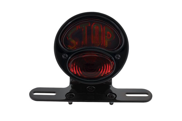 ALL-BLACK DUOLAMP MOTORCY
