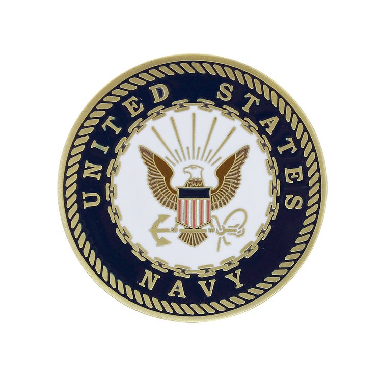 U.S. NAVY ADHESIVER METAL