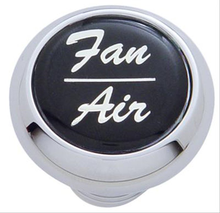 CHROME DELUXE DASH KNOB W