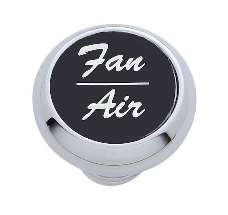 CHROME DELUXE DASH KNOB W