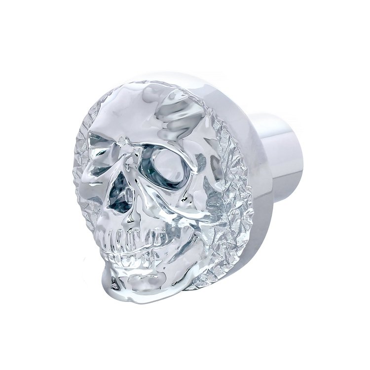 23497 1/2 in.-13 Thread-On Skull Shift Knob - Chrome