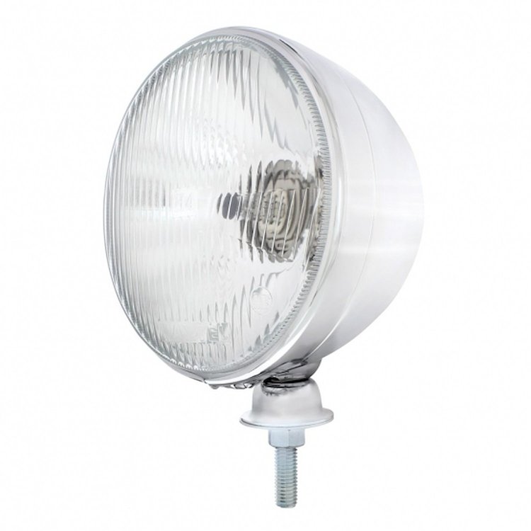 30351 7 in. Chrome Dietz Style Headlight (Pair)