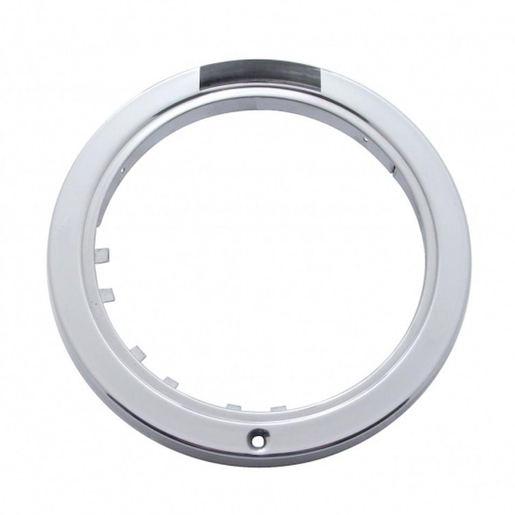 30416 Stainless Steel Bullet Style Headlight Bezel