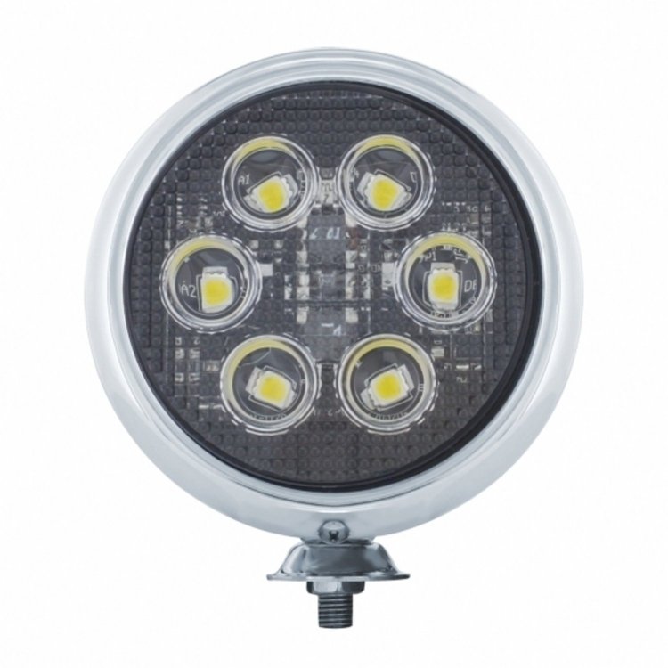 30640 5 in. Round Work Light With Chrome Housing