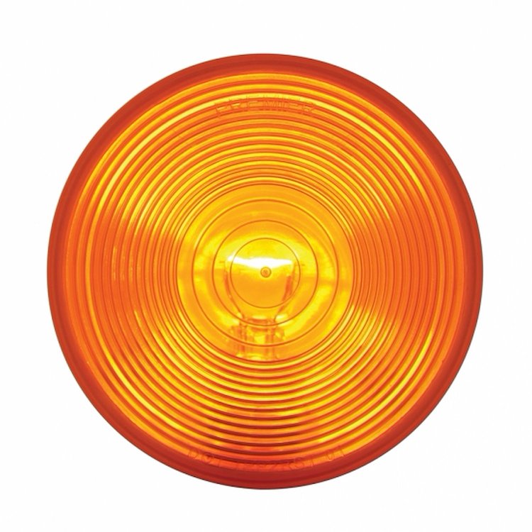 31101 4 in. Round Dual Function Turn Signal Light - Amber Lens