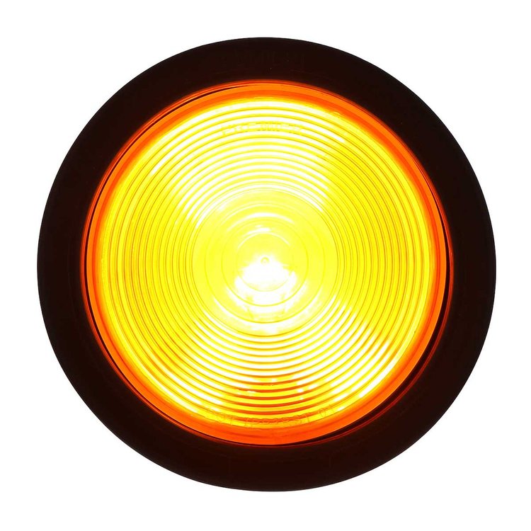31101AK 4 in. Round Dual Function Turn Signal Light Kit - Amber Lens