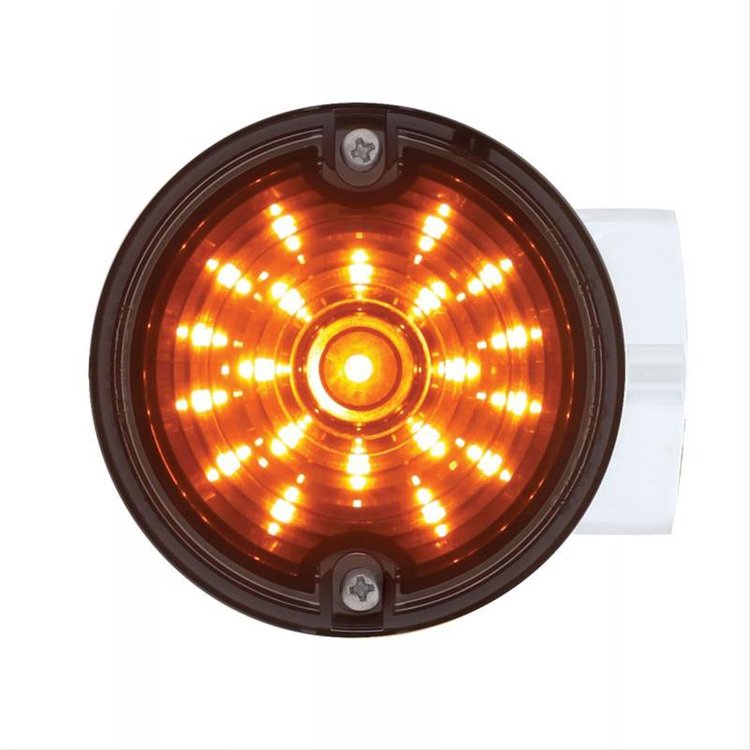 21 AMBER LED 3 1/4 ROUND