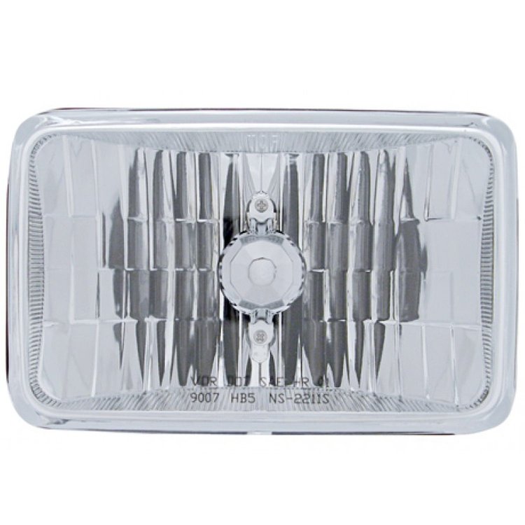 Crystal Rectangle Headlight 4" x 6"