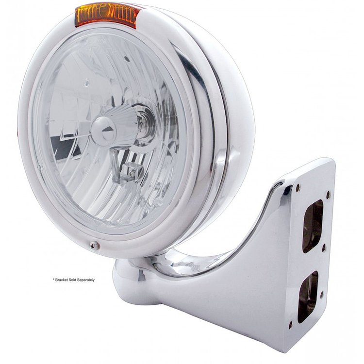 31776 Classic Headlight Crystal H4 Bulb and Turn Signal