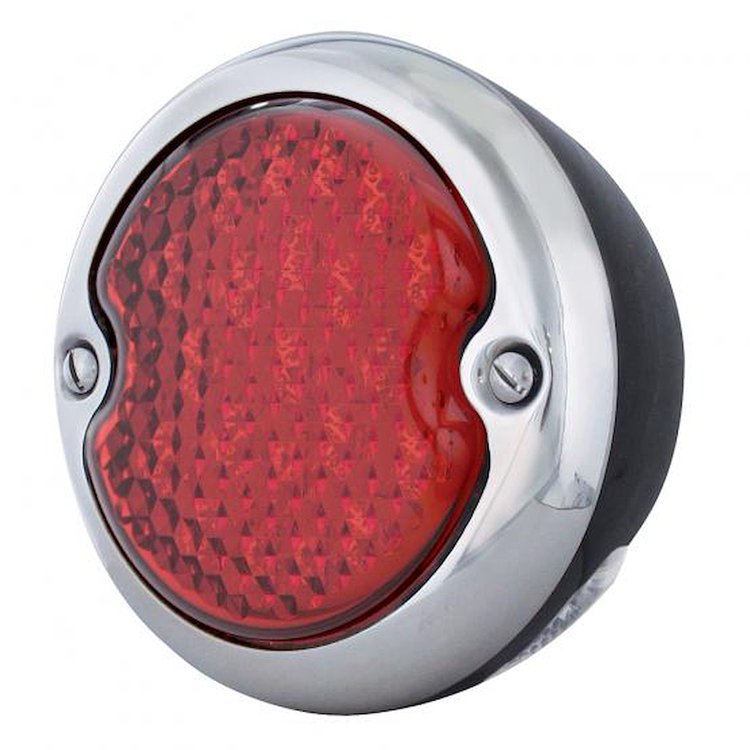 FTL3336LED-ALB 21 LED Tail Light Assembly With 4 LED LP Light & Black Housing For 1933-1936 Ford Car/Truck - L/H (Bulk)