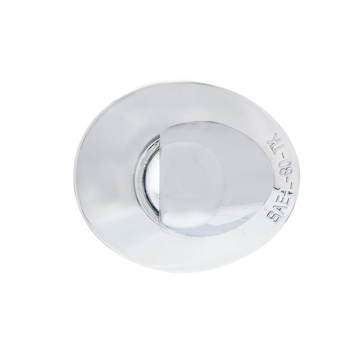 34102 Chrome License Plate Light Lens For 1990-2004 Ford Truck