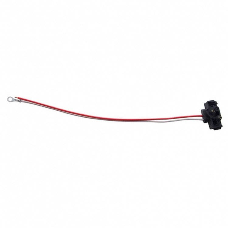 34215P 2 Wire Pigtail With 2 Prong Right Angle Plug - 12 in. Lead