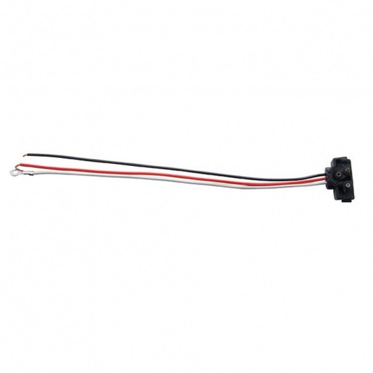 34216P 3 Wire Pigtail With 3 Prong Right Angle Plug - 12 in. Lead