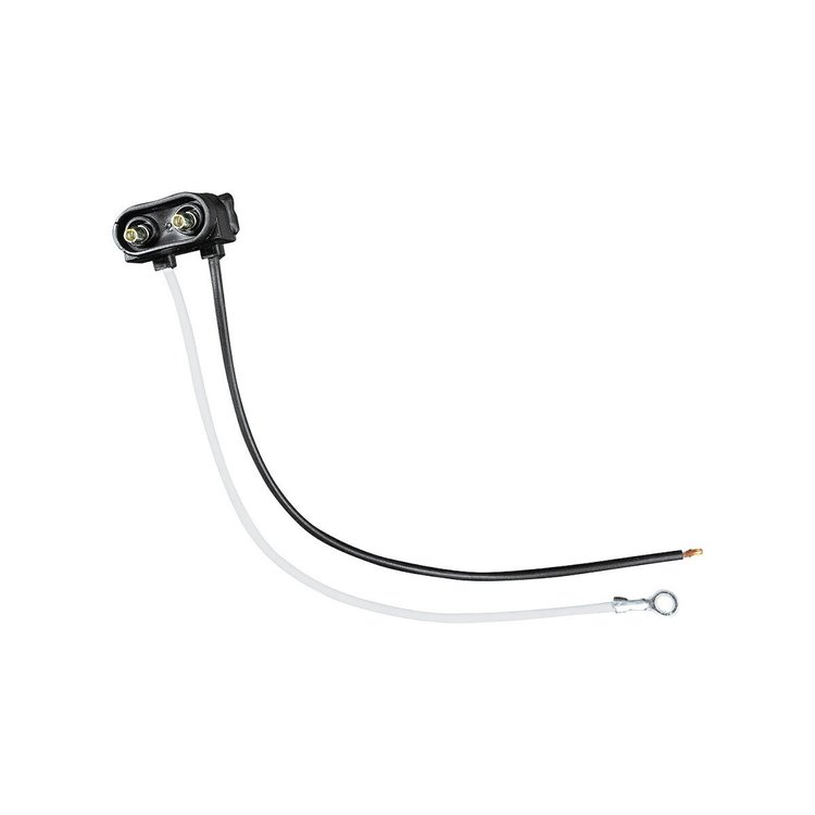 34255P 2 Wire Pigtail with 2 Prong Vertical Style Plug