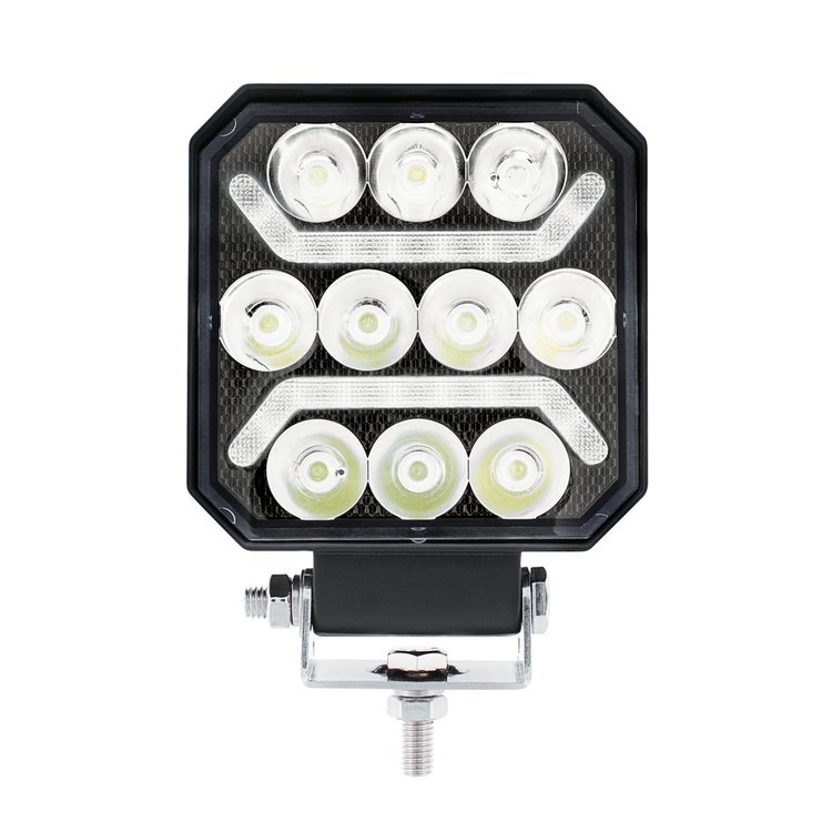 36042 11 LED High Power LED Work Light With  "U"  Light Guide [White]