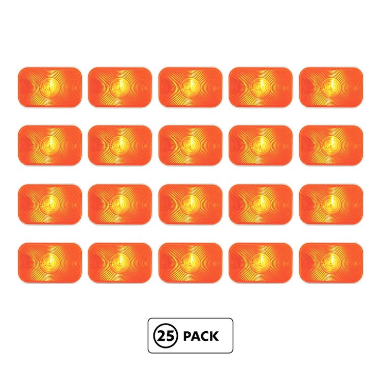 36406 Rectangular Turn Signal Light [Amber Lens]