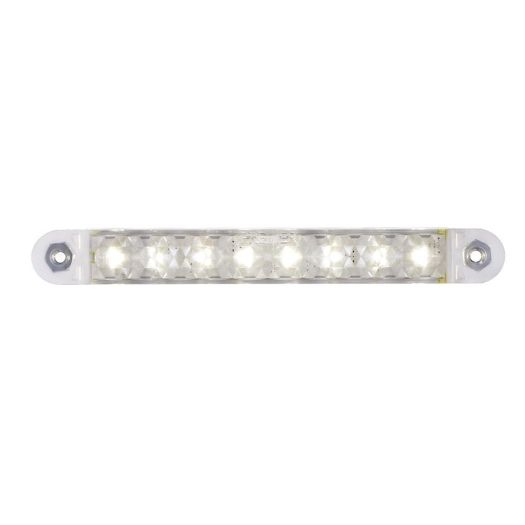 36448 5 in. 8 White LED Light Strip With 2-Wire Connection