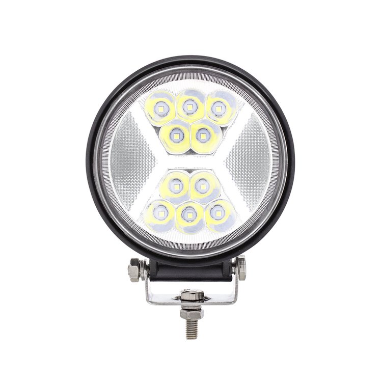 36457 4.5 in. 24 High Power LED Work Light With in.X in. White Light Guide