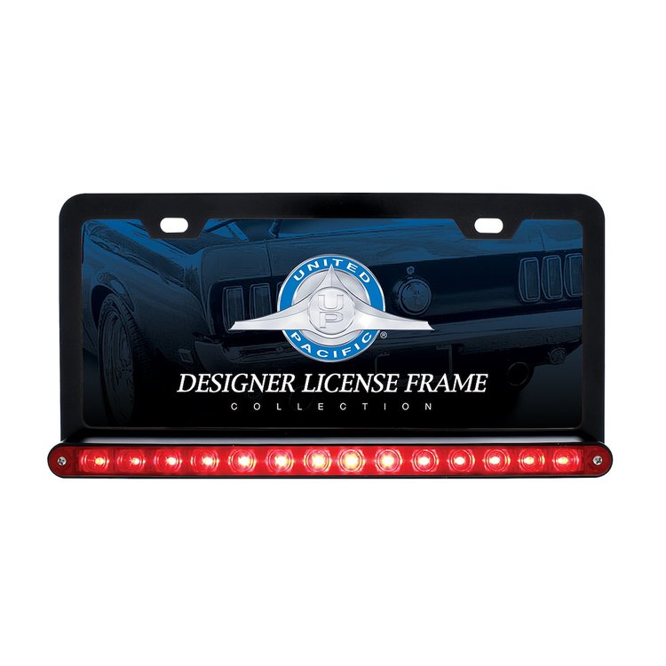 BLACK LICENSE FRAME WITH