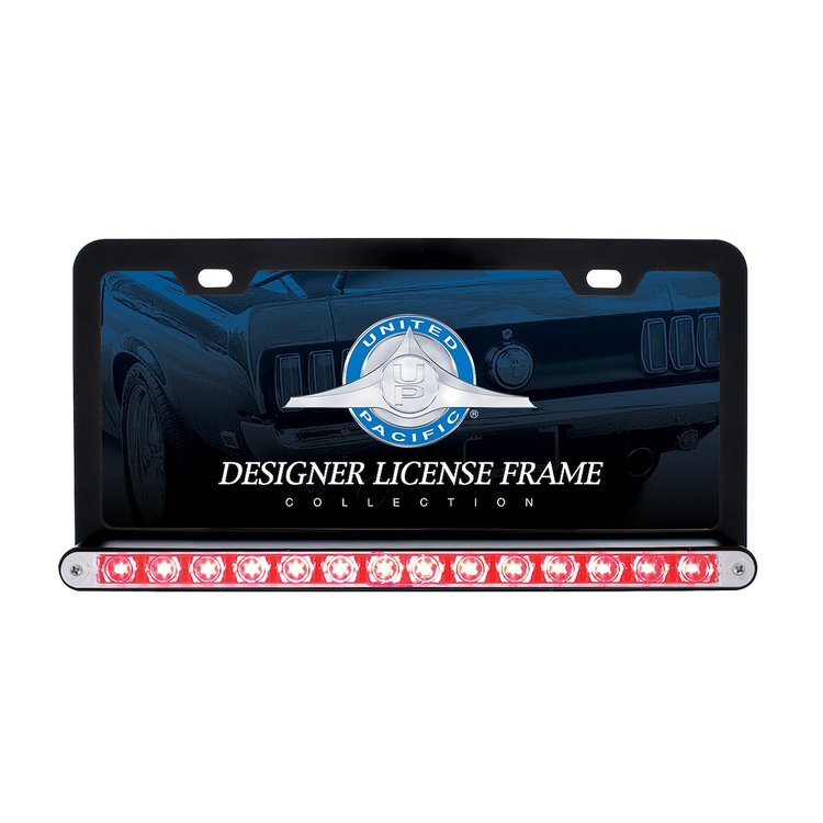 BLACK LICENSE FRAME WITH