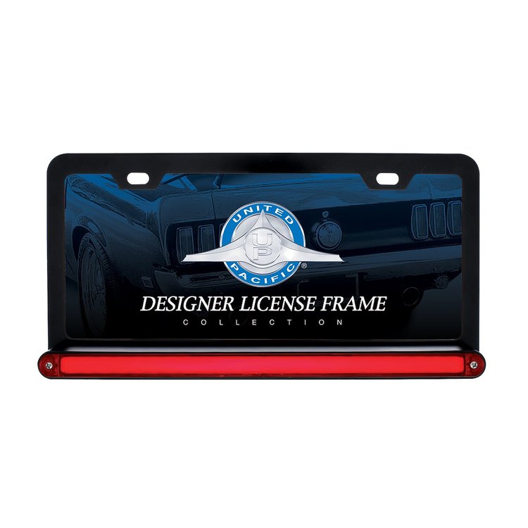 BLACK LICENSE FRAME WITH