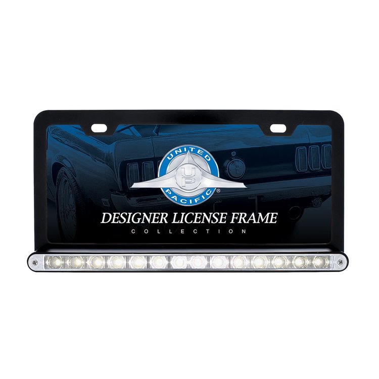 BLACK LICENSE FRAME WITH