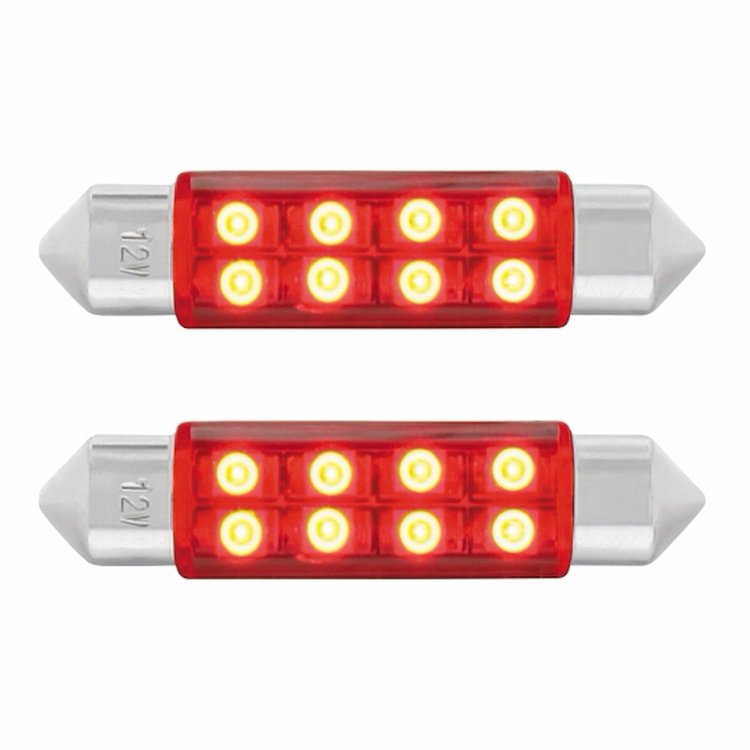 36597 8 SMD High Power Micro LED 211-2 Light Bulb - Red (2-Pack)