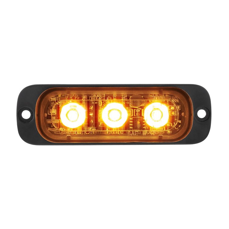 36852B Super Thin Warning Light  [Amber LED]