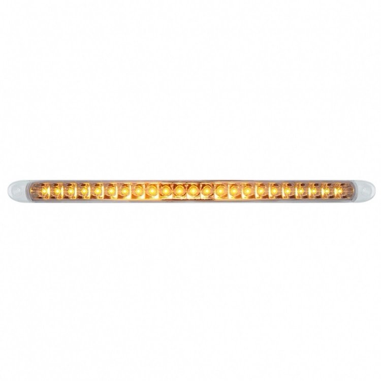 37091 23 SMD LED 17-1/4 in. Reflector Turn Signal Light Bar Only - Amber LED/Clear Lens