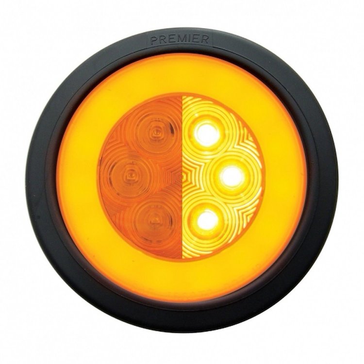 37133BAK 21 LED 4 in. GloLight Bar Kit (Turn Signal) - Amber LED/Amber Lens (Bulk)