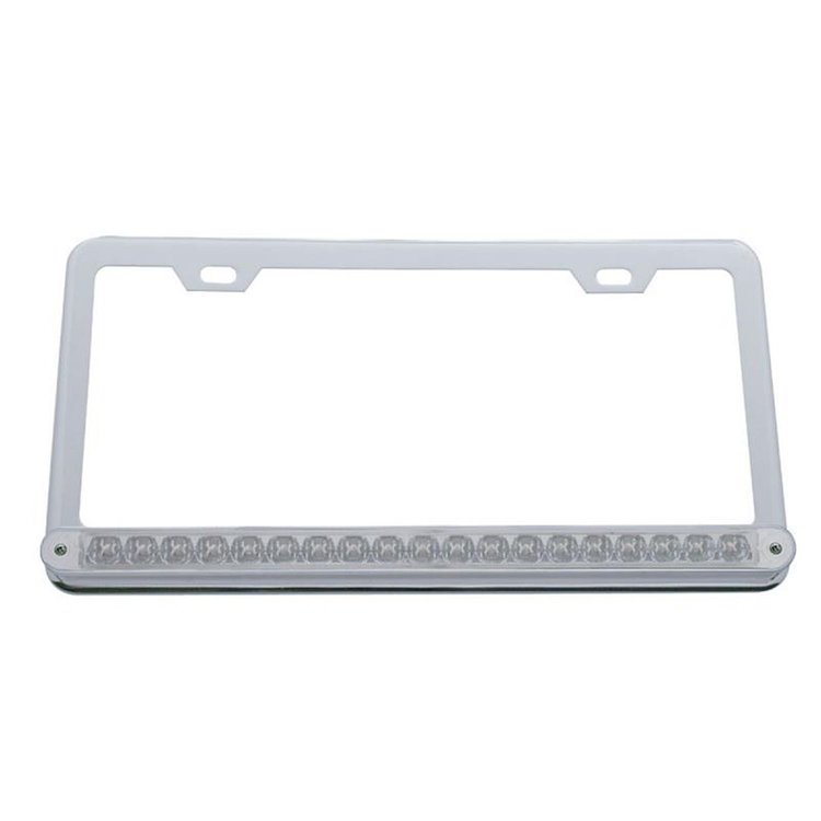 CHROME LICENSE PLATE W/ 1