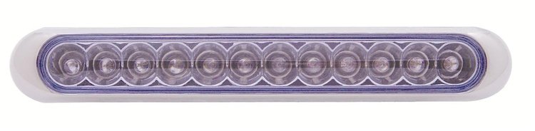 CHROME PLASTIC 12 LED 6 1