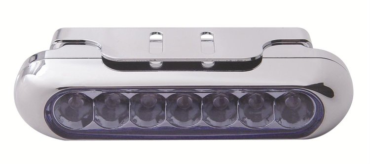 CHROME PLASTIC 12 LED 6 1