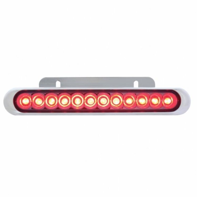 CHROME PLASTIC 12 LED 6 1