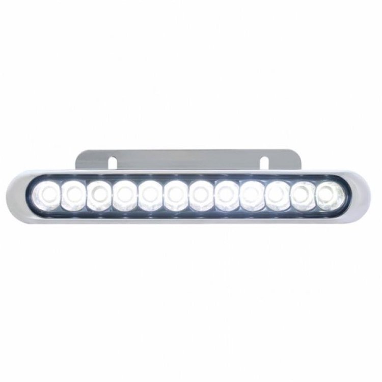 CHROME PLASTIC 12 LED 6 1
