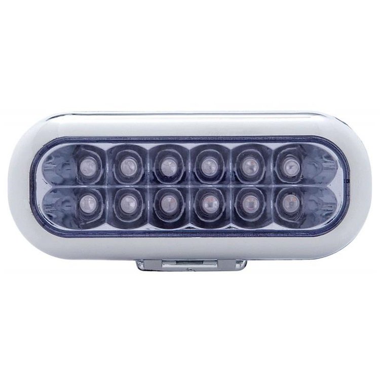 CHROME PLASTIC 12 LED 4 1